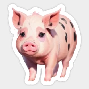 Just a Piggy Sticker